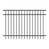 Metal Flat top Garden Fence Railing Panel Upgraded galvanised for added rust resistance and powder coated
