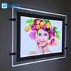 marketing advertising crystal acrylic light led poster frame hanging photo display
