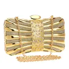 Women crystal stone evening bag clutch handbag wholesale lady bags