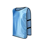 High Quality Soccer Bibs Blue Plain Sport Vest With Low MOQ