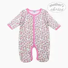 Factory direct sale 100% cotton baby romper clothes set baby printed grower