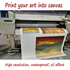 High quality custom art printing canvas print service wholesaler price