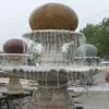 Granite ball designs rotating water fountain in stone garden products