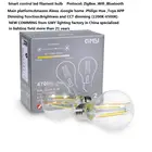 zigbee filament bulb e27 wifi bulbs google home 4.5W 7W echo plus amazon