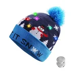 Hot selling OEM new design unisex custom winter hat knitted beanie christmas knitted hat