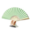 Plain Bamboo Paper fan, Folding fan color,Promotion gift