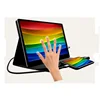 13.3 inch 1920x1080 IPS ultra thin touch screen portable monitor supporting keyboard,battery, earphone