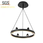 RY black iron energy-saving indoor pendant post modern chandelier led lighting