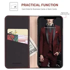 BENTOBEN Dark Brown Multi Function Durable phone Case Cell Phone Holster Case