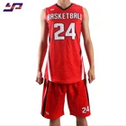 Dry Fit Cheap Custom College Youth Basketball Uniform Sets Design Color White