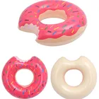 PVC Water Inflatable Entertainment Equipment 120 cm Swimming Ring Children Adult Water Toys Inflatable Donuts