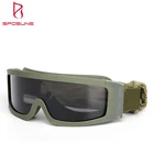 ANSI Polarized Impact-resistance Anti-fog Custom logo Tactical Glasses Ballistic Military Goggles