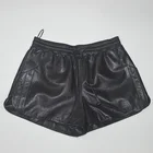Ladies real leather Adjustable waist circumference women hot shorts short pants