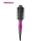PRITECH Hot Sale Customized Electric 2 In 1 Hair Straightener And Hair Styler Brush