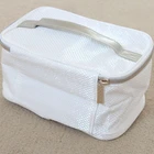 Wholesale Promotional Large Capacity Snake PU Vanity Cosmetic Bag