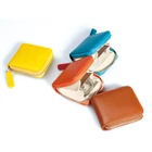 Wallets and Purses One-Stop Service Women's Pebble Leather Zipper Expandable Purse