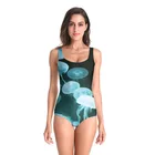 MOQ 1 Dropshipping print on demand one piece high waist cut out high cut thong swimsuit