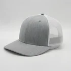 Customised Heather Grey Blank Trucker Hat,Plain White Mesh Snap Back Hat,Youth Yupoong Trucker Caps