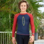 New designer teen boys slimming swimwear with custom logo for children in stock