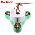 Super Durable & Large Capacity pet food dispenser anti-bacteria plastic dog bowl bpa free