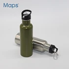 500ml 600ml 750ml stainless steel sport bottle wide mouth water bottle