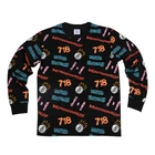 Bulk Wholesale Custom Logo Full Print Men's Long Sleeve T Shirt