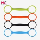 New Arrive Convenient BPA Free Silicone Water Bottle Carry Handle