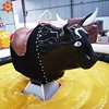 Indoor and outdoor wholesale inflatable attractions fairground theme amusement park equipment ride mechanical red bullfight