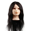 Factory Price 100 Human Hair Training Head Doll Hair Salon Equipment Mannequin Head For Practice