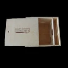 High Quality Custom Luxury Wood Gift Box Wooden Wine Box Natural Wood Box with Sliding Lid for Wine