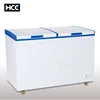 498L chest freezer deep freezers commercial double sliding glass top door display cryogenic cabinet china for ice cream