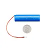 PKCELL rechargeable li ion battery 18650 3.7v 2200mah 2600mah lithium cell with connector for cash machine
