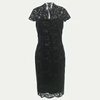 Summer 2019 women apparel party black dress lady's