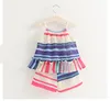 Girls Casual Clothing Sling Wear Set Fashion Clothing Colorful Summer Suits