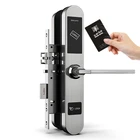 Electronic Swipe Card Door Access Control RFID Card Electronic Smart Hotel Door Lock System Price