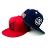 3d puff embroidery hat 3d puff embroidered snapback caps, custom embroidery your logo snapback hat with printing brim