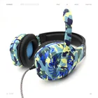 camo Shen Zhen gaming headset 7.1 surround sound usb wired stylish game microphone headphones gaming headset