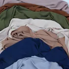 Crepe Chiffon Hijab Scarf Long Crinkle Plain Chiffon Scarves Hijabs