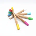 Bamboo Toothbrush Set with Travel Holder Eco Friendly. Tongue Cleaner Design. Biodegradable