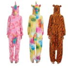 Wholesale Super Soft funny animal christmas onesie pajamas flannel kids christmas pajamas for sale