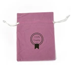 Custom dust bag black velvet jewelry pouches black velvet pen pouch