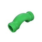 PN25 water plumbing ppr pipe fittings short bridge cross over crooked bend for ppr pipe