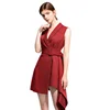 2019 High-end Women Clothes Party Dresses Sexy Sleeveless Office Dress For Ladies With Belt