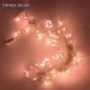 2019 new unique pink color outdoor indoor use led decorative twinkle fairy string lights outdoor