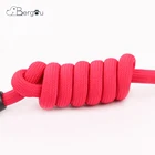 leash Metal hook comfortable padded handle thick dog leash clip soft nylon Damping Spring true dog leash