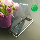 New style eco-friendly plastic PVC PET packaging cake & dessert container box