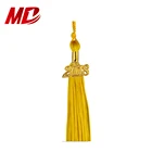 Nylon Superior Quality Graduation Orange Tassels With Gold Year Charm