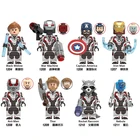 8pcs/set New minifigs building blocks mini action figures educational Legoes Toys for kids