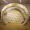 LFB1268 fashion white rose hydrangea wedding artificial arch flower decoration arrangement for party evernt backdrop