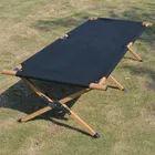 Outdoor folding aluminum camping bed portable foldable military camp metal beds easy carry sleeping bed